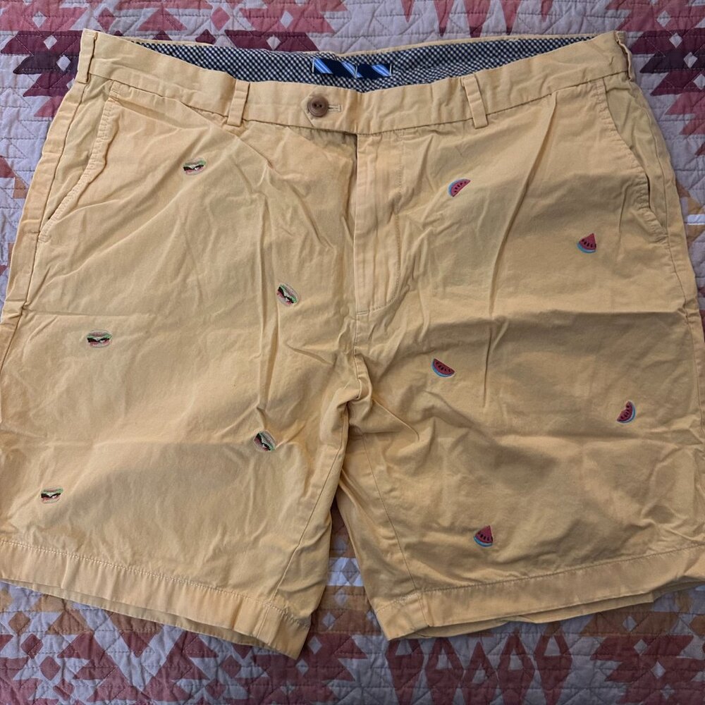 Brooks Brothers Red Fleece Cotton Summer Critter "GTH" Short